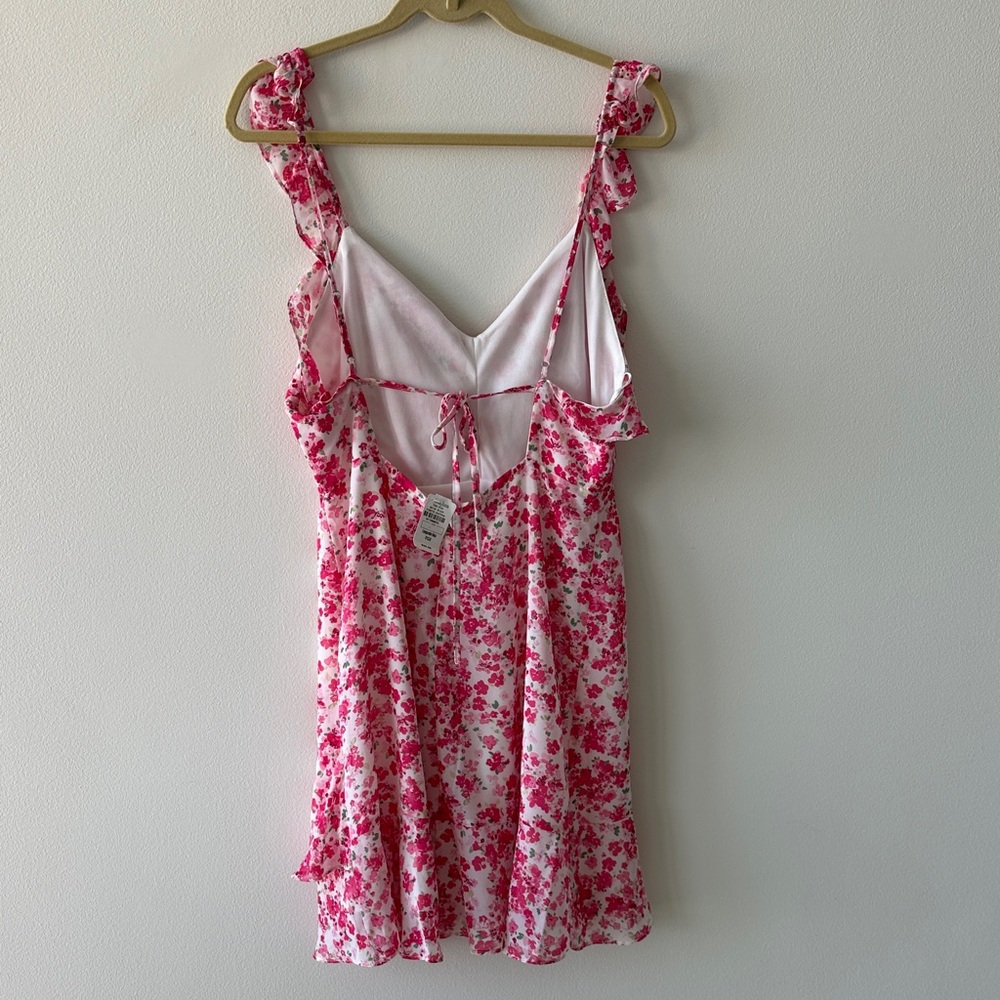 Floral Pink Mini Dress - Picture 10 of 10